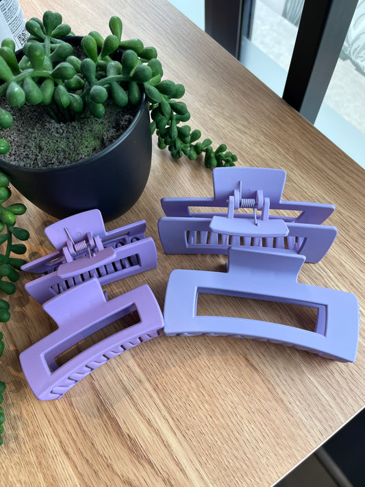 PURPLE Claw Clip Large